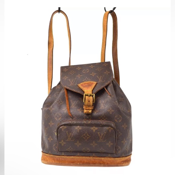 LOUIS VUITTON Montsouris MM Vintage Monogram Backpack Bag LV ASO Emma Roberts - Picture 4 of 16